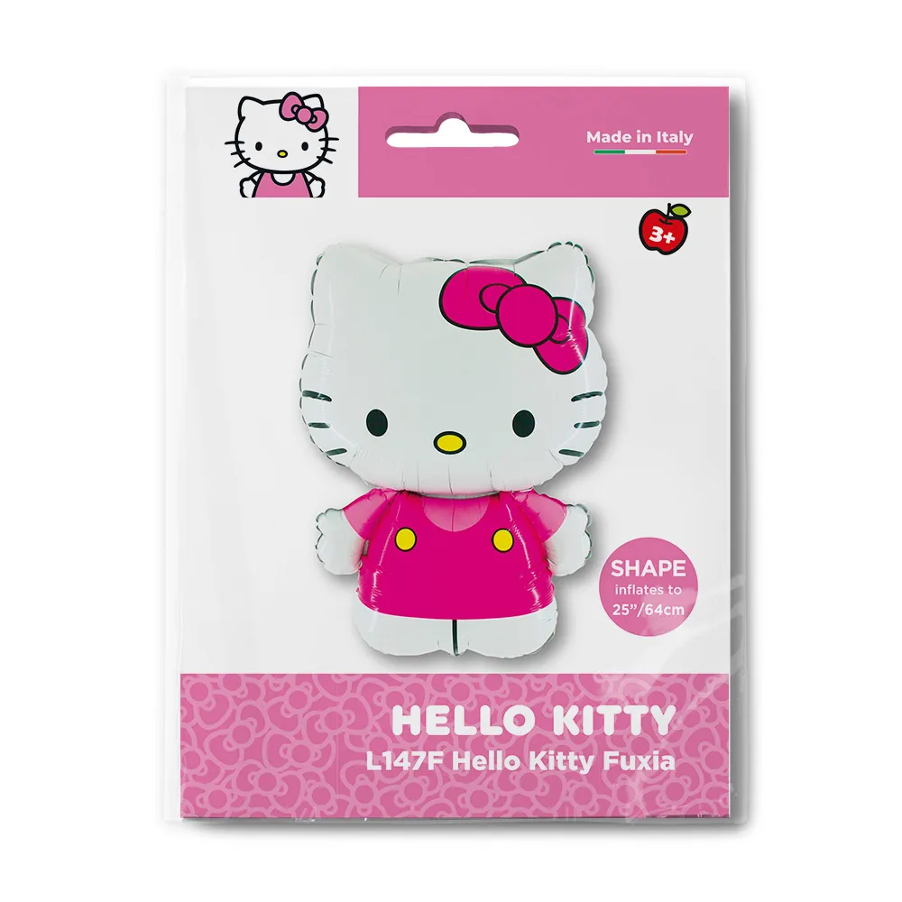 Balon Folie Figurina Hello Kitty Pink 64cm