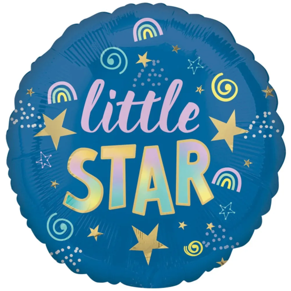 Balon Folie Sleepy Little Star 43cm AMS 41668