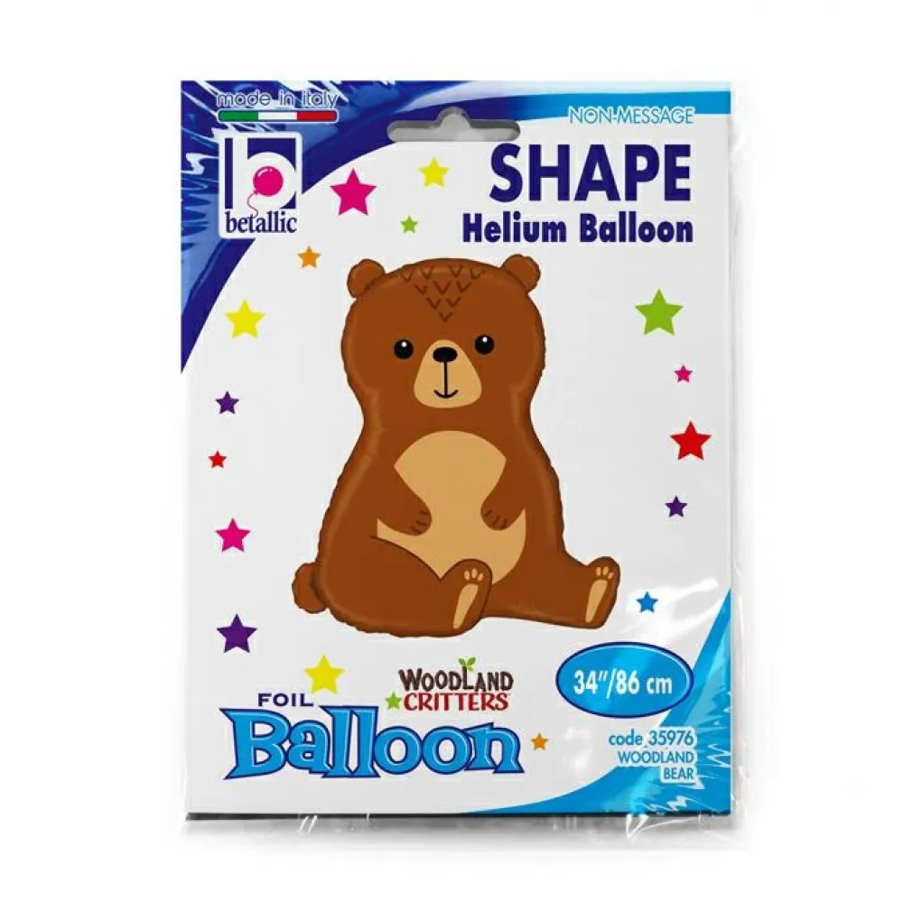 Balon Folie Figurina Urs Woodland 74cm Grabo