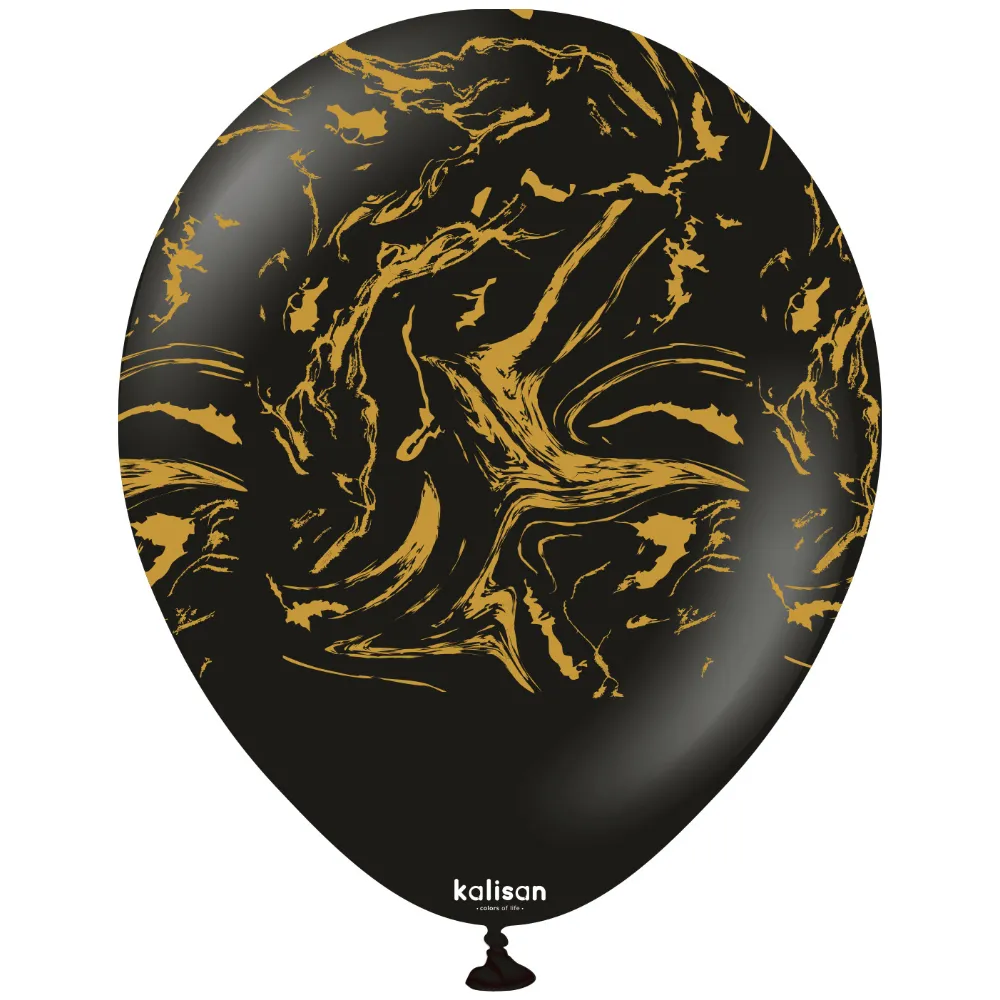 Baloane latex 30cm Space Nebula - BlackPrint Colour - Gold