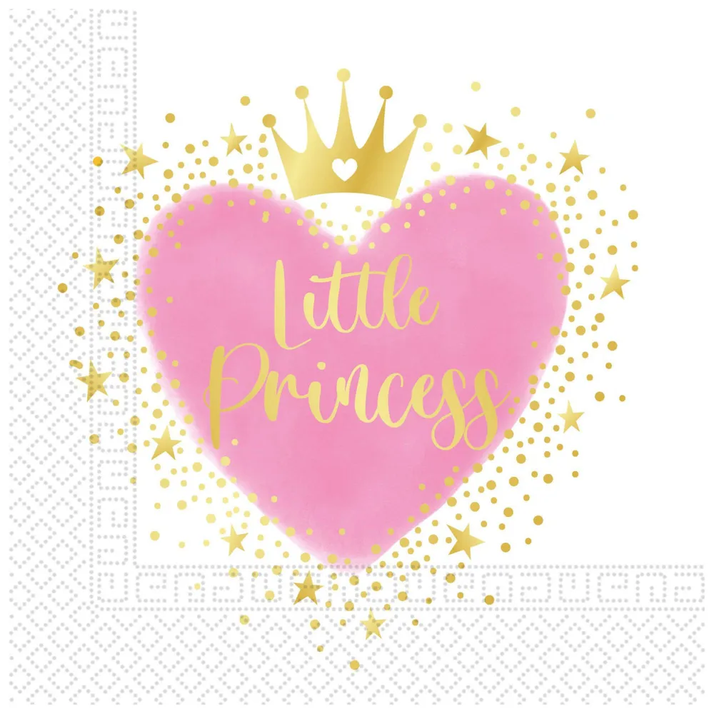 Set 20 Servetele Hartie 33x33cm My Little Princess