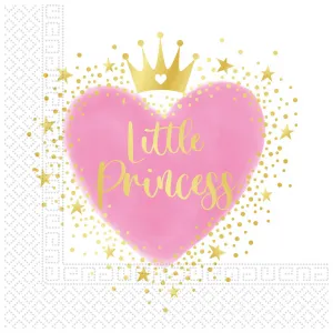 Set 20 Servetele Hartie 33x33cm My Little Princess