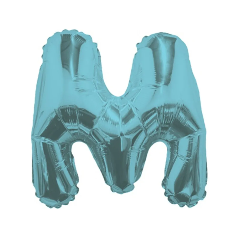 Balon folie 35cm litera M BLEU 34834-14