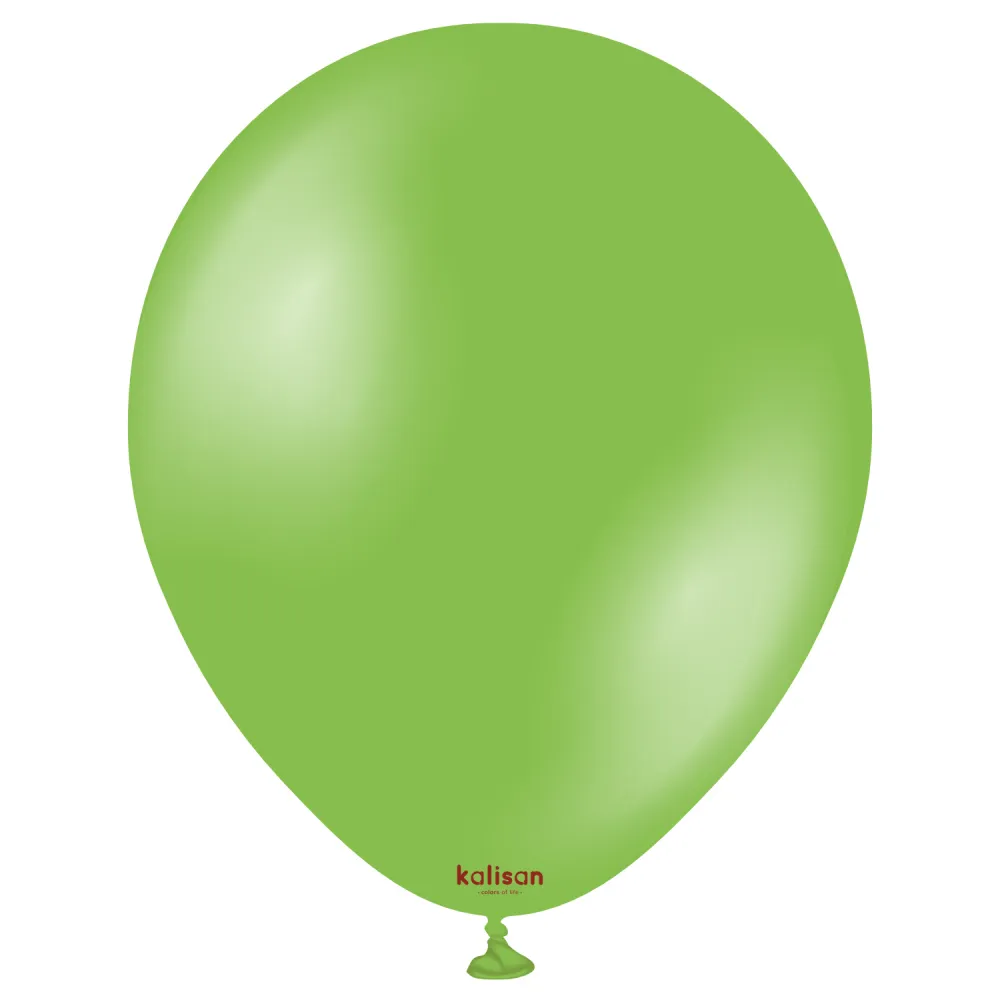 SET 50 Baloane Latex 28cm Lime Metalic 7014