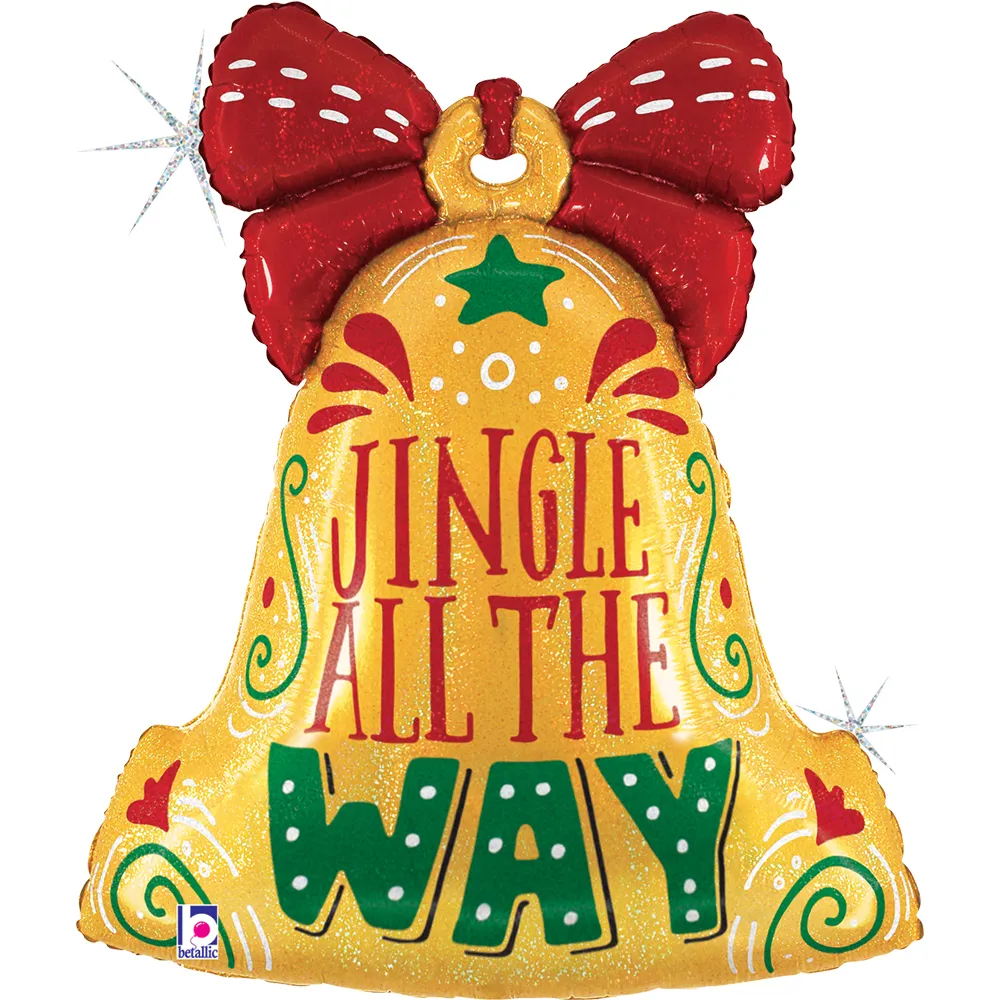 Balon Folie Figurina Clopotel Jingle All The Way 69cm