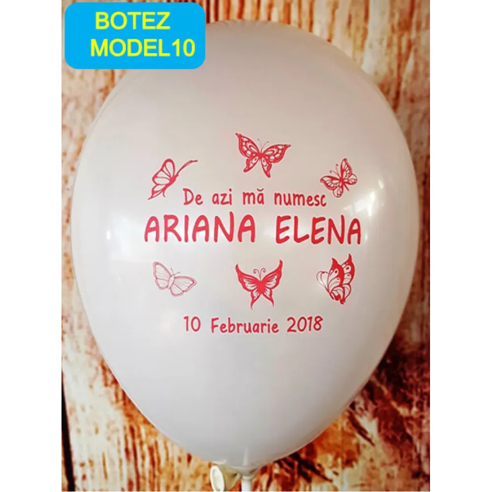 Baloane personalizate botez-BM10