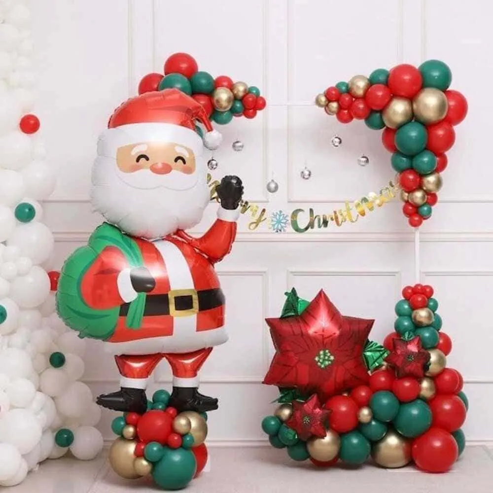 Balon Folie Figurina Mos Craciun 175cm Grabo