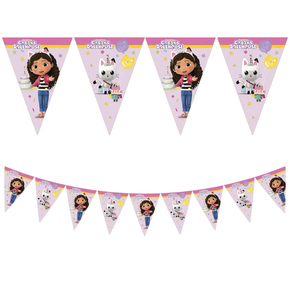 Banner Petrecere Stegulete Gabby's Dollhouse