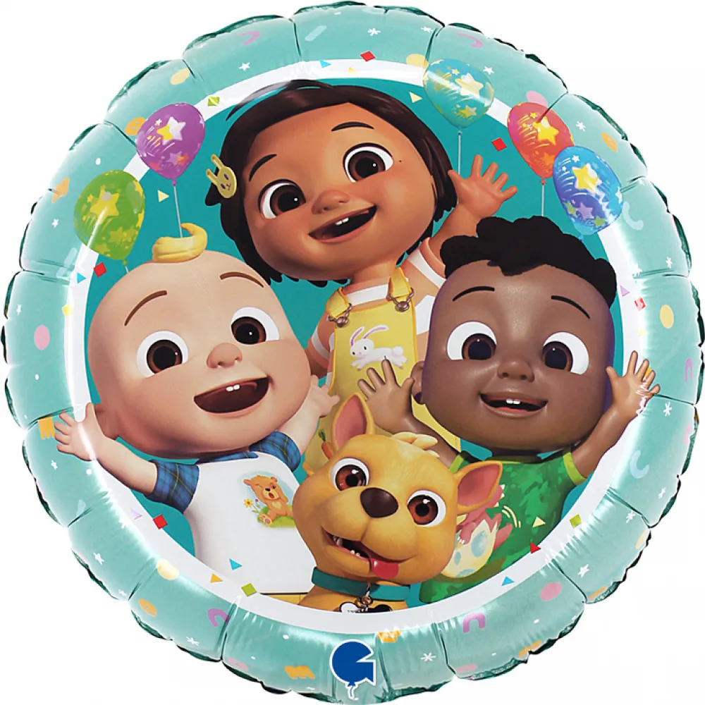 Balon Folie Rotund Cocomelon 46cm