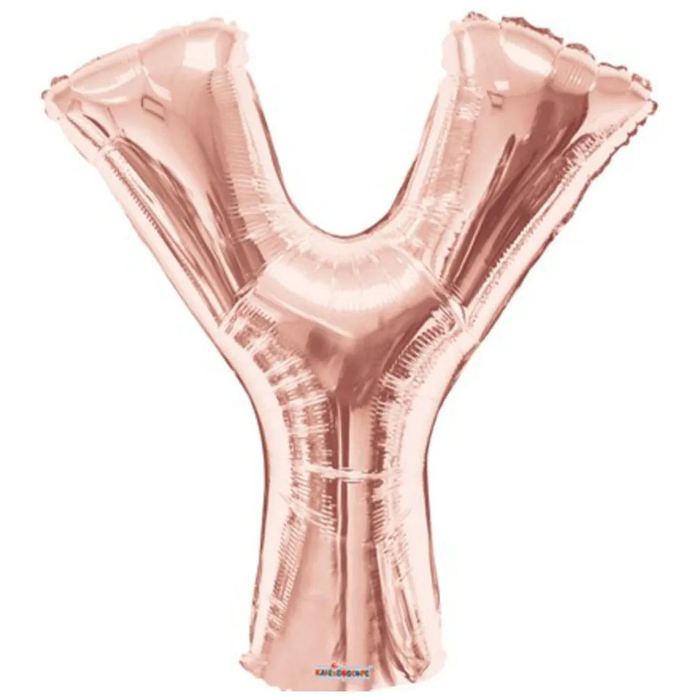Balon folie litera Y Rose-Gold 15634-34