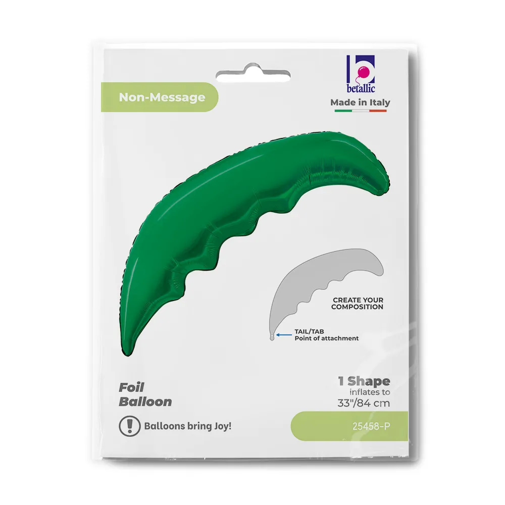 Balon Folie Figurina Frunza Palmier Emerald Green 84cm