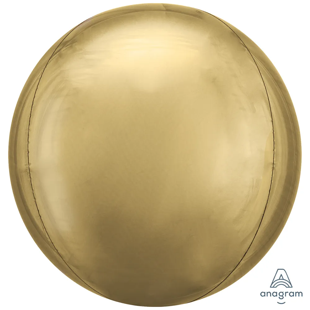 Orbz Jumbo Balon Folie White Gold 53x53cm ANAGRAM 4491699