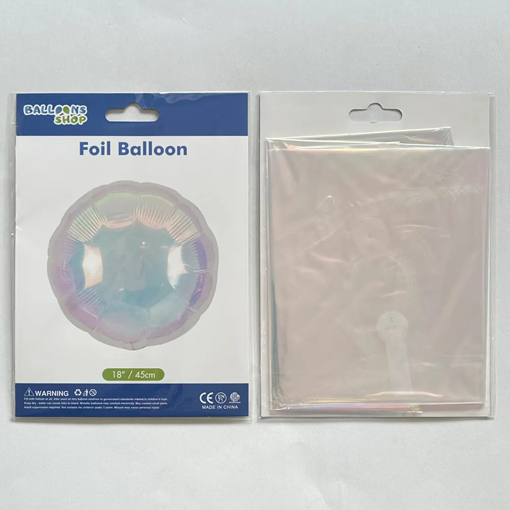 Balon Folie Rotund Iridiscent (umflare doar AER) 45cm