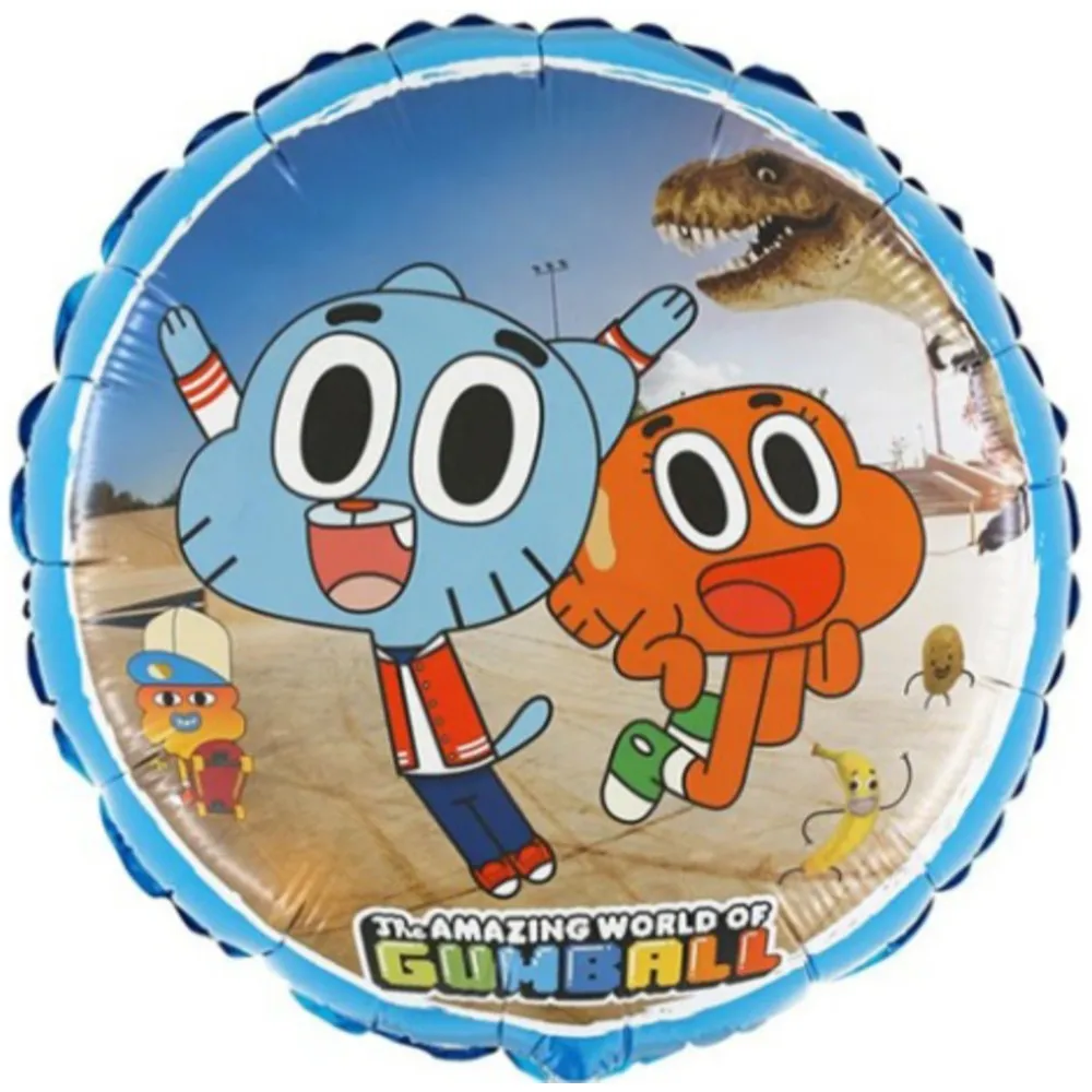 Balon Folie Rotund Gumball Skate Squad 46cm Grabo