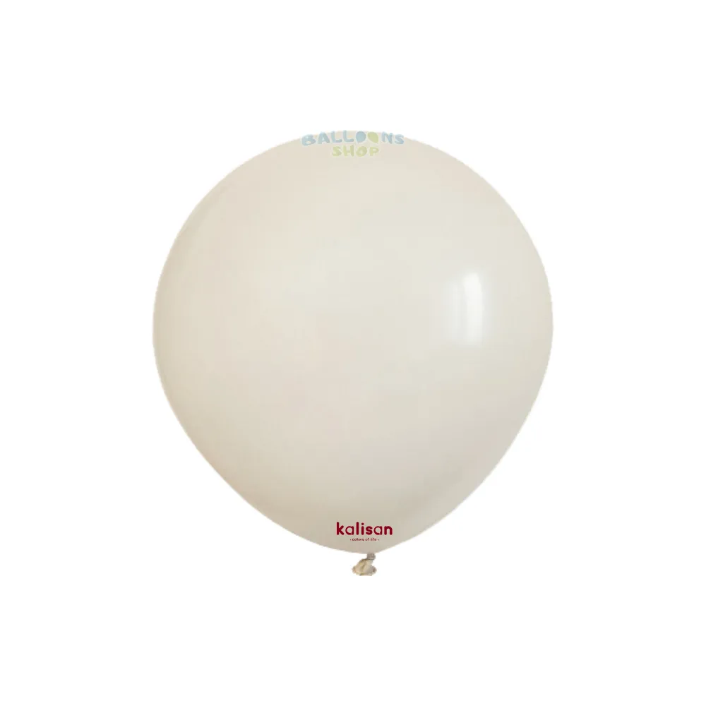 Baloane latex 13cm White Retro Kalisan 8018