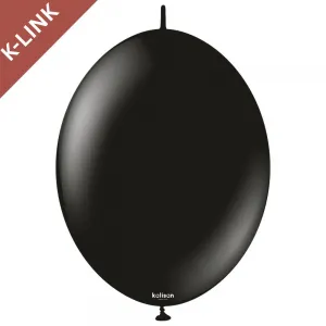 Baloane Latex 30cm K-Link Negru Standard 2332 31223322