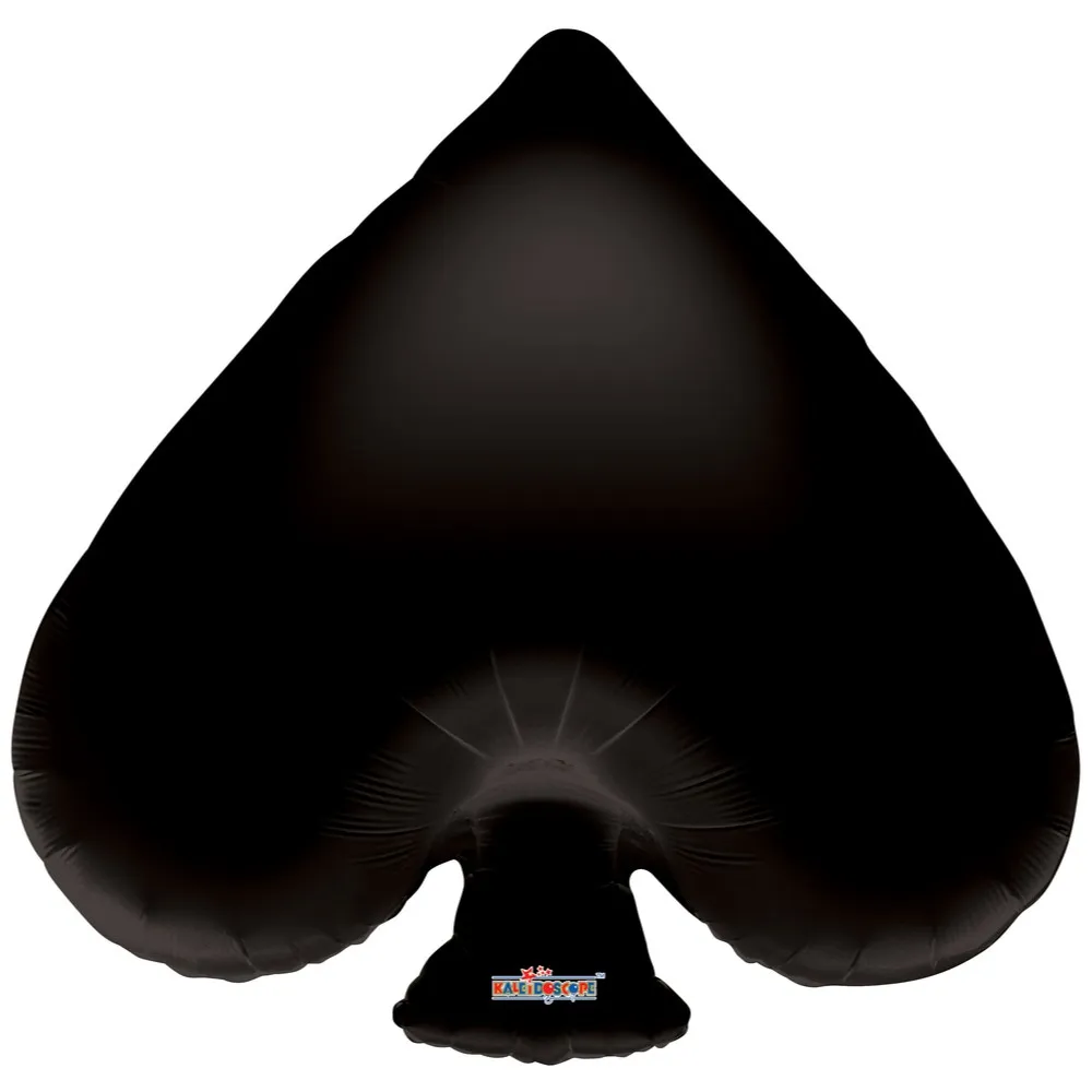 Balon folie Figurina Poker Inima Neagra 70cm