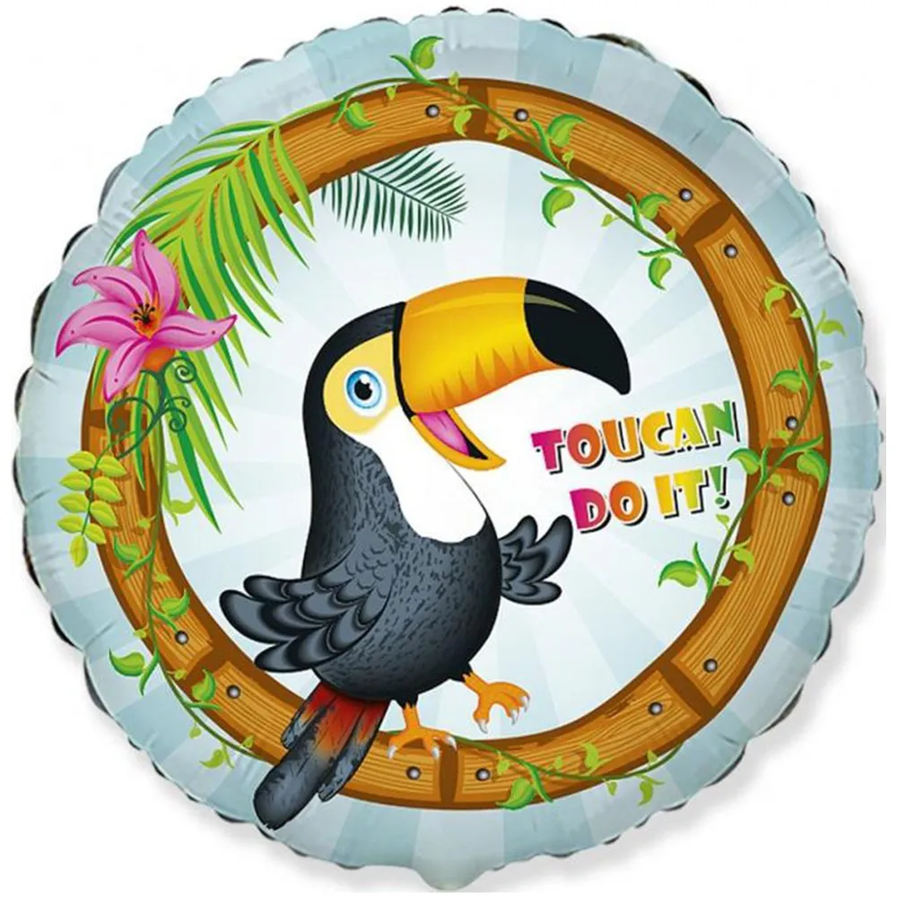 Balon Folie Rotund Tucan 45cm