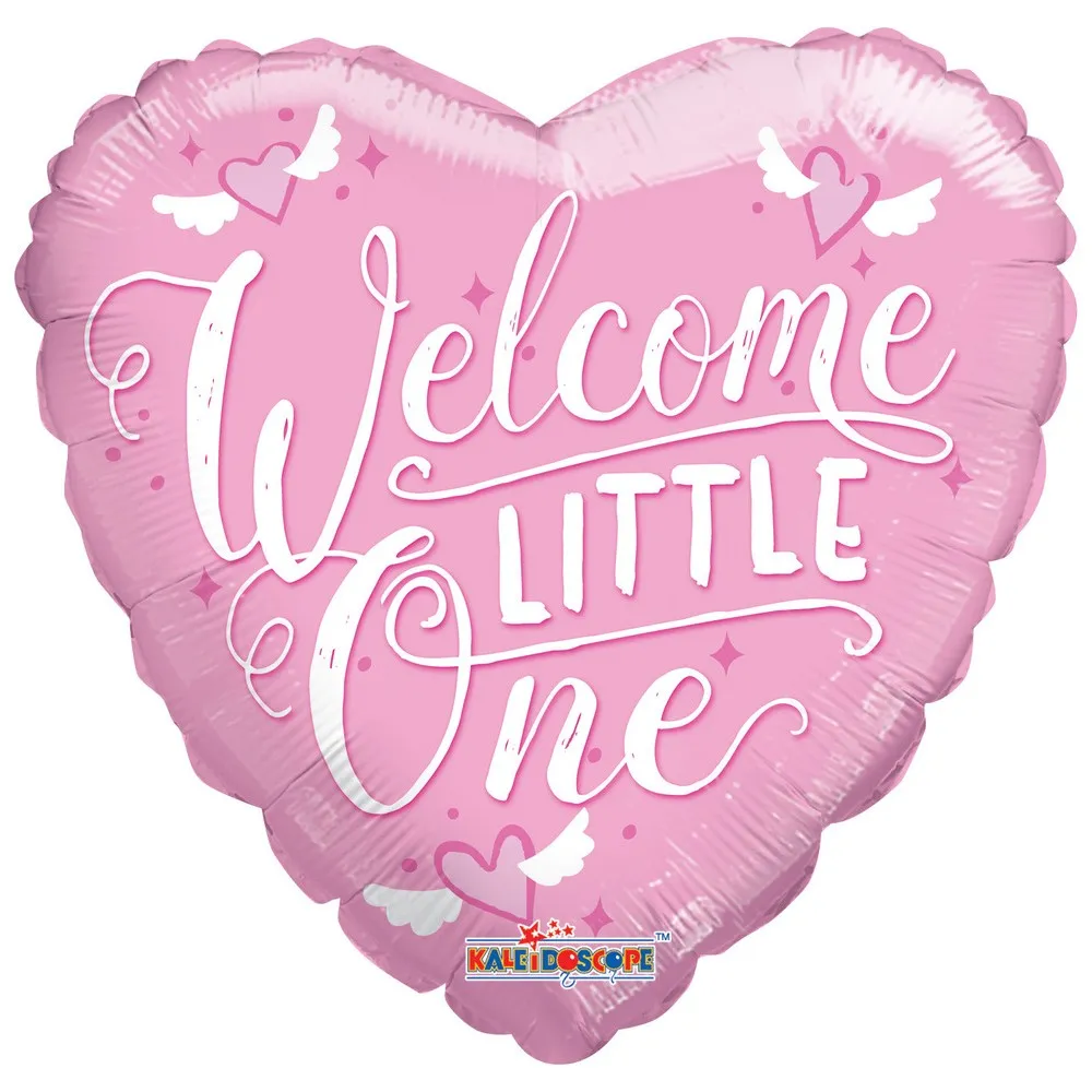 Balon folie 45cm Welcome Little One Girl