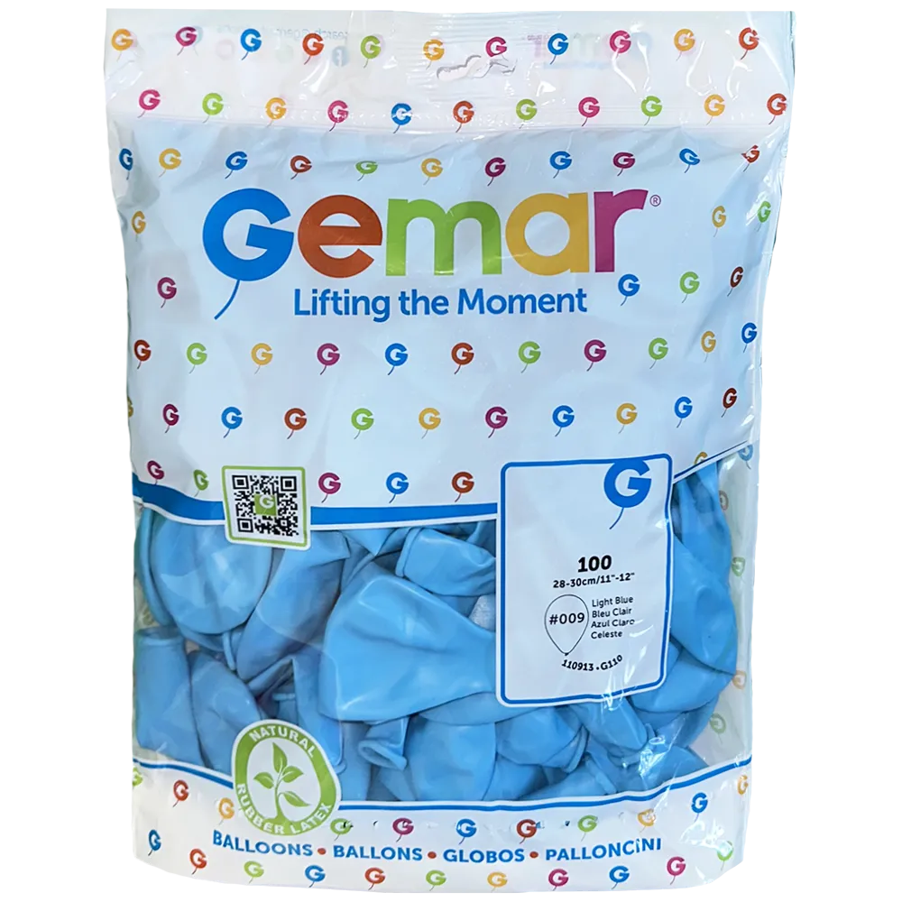 Baloane Latex 30cm Standard Bleu G110.09