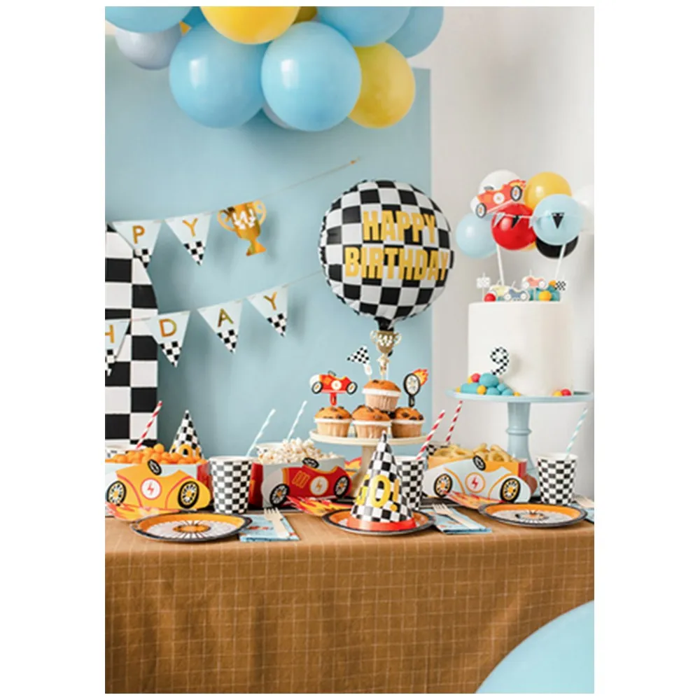 Balon Folie Happy Birthday Curse Masini 45cm