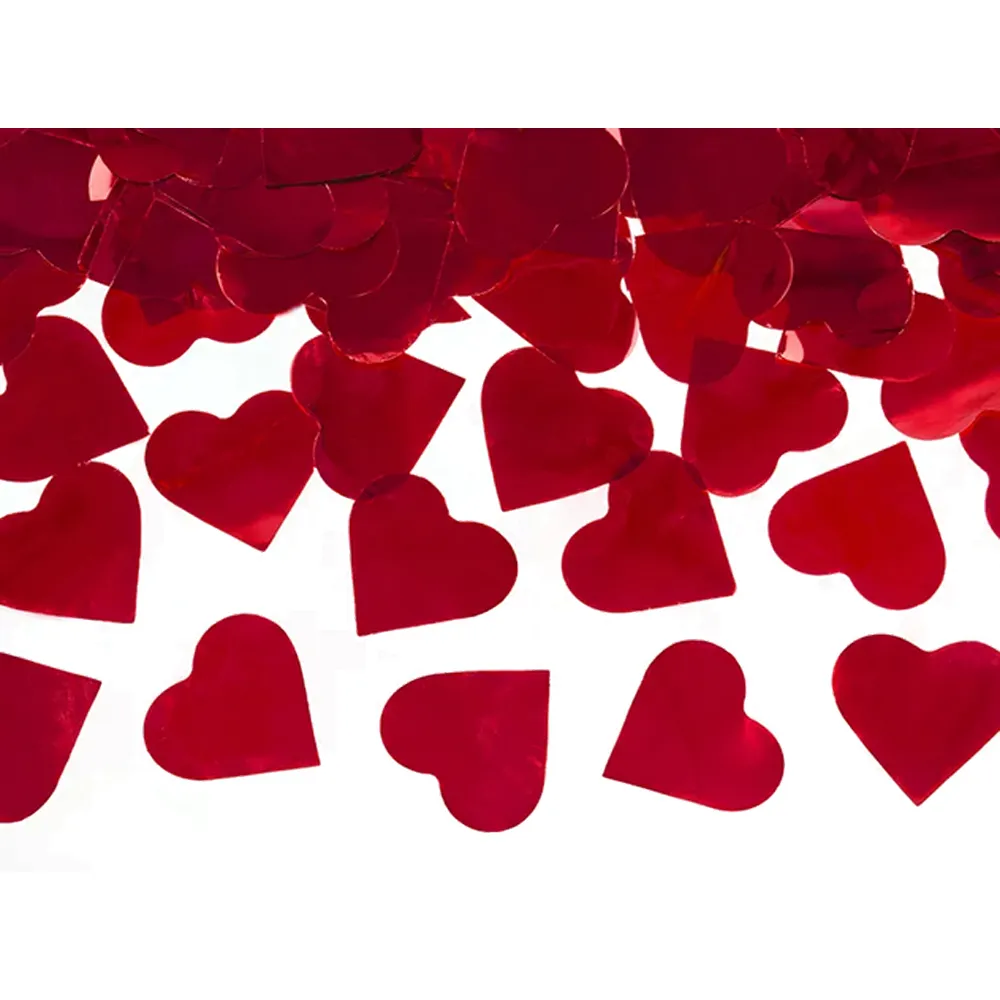 Tun Confetti Inimi rosii 60cm