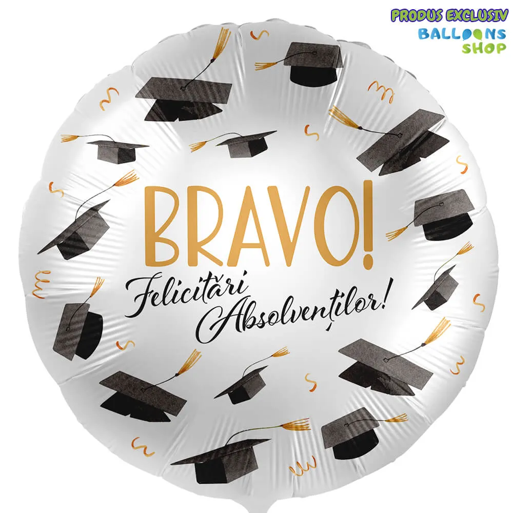 Balon Folie Absolvire Bravo! 43cm