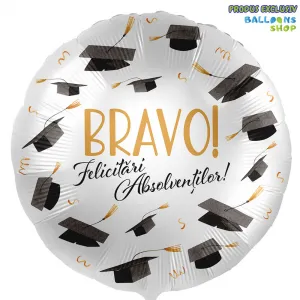 Balon Folie Absolvire Bravo! 43cm