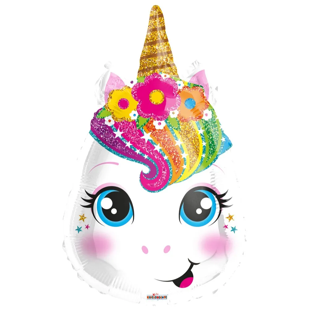 Balon Folie Figurina Cap Unicorn 45 cm