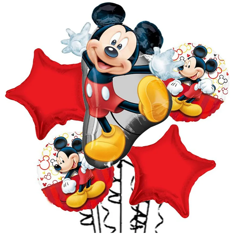 Buchet 5 baloane folie Tematica Mickey 2022110
