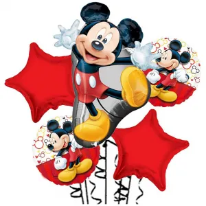 Buchet 5 baloane folie Tematica Mickey 2022110