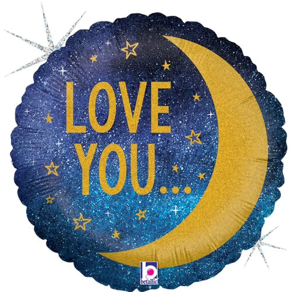 Balon Folie Rotund To the moon and back 46 cm Grabo