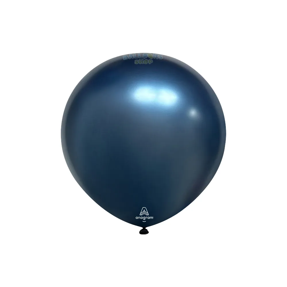 Balon Latex 13cm Metallic Navy Flag Blue ANAGRAM 4815675