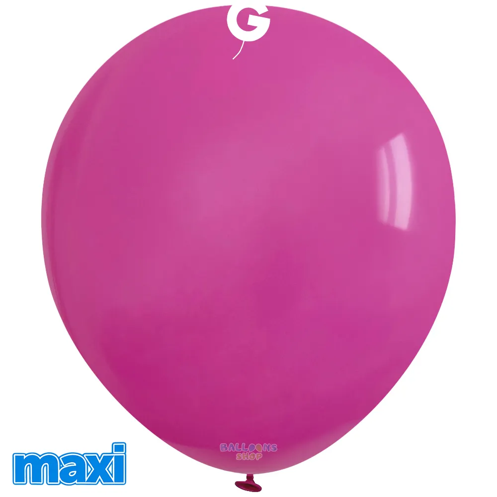 SET 500 Baloane Latex 30cm Standard Fucsia MAXI G110.07