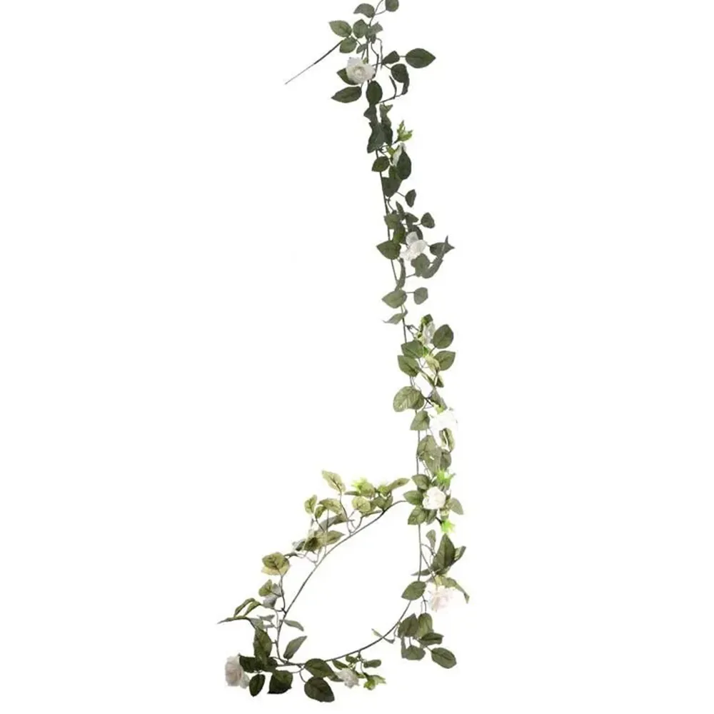 Ghirlanda trandafiri albi 180cm