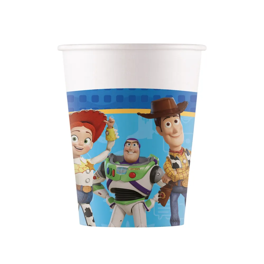 Set 8 Pahare Petrecere Carton 200ml Toy Story 5 On a Mission