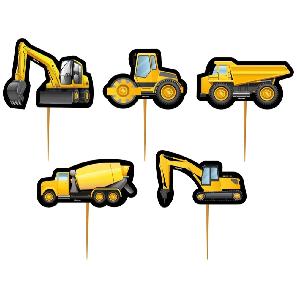 Set 10 Figurine Briose Utilaje Constructie