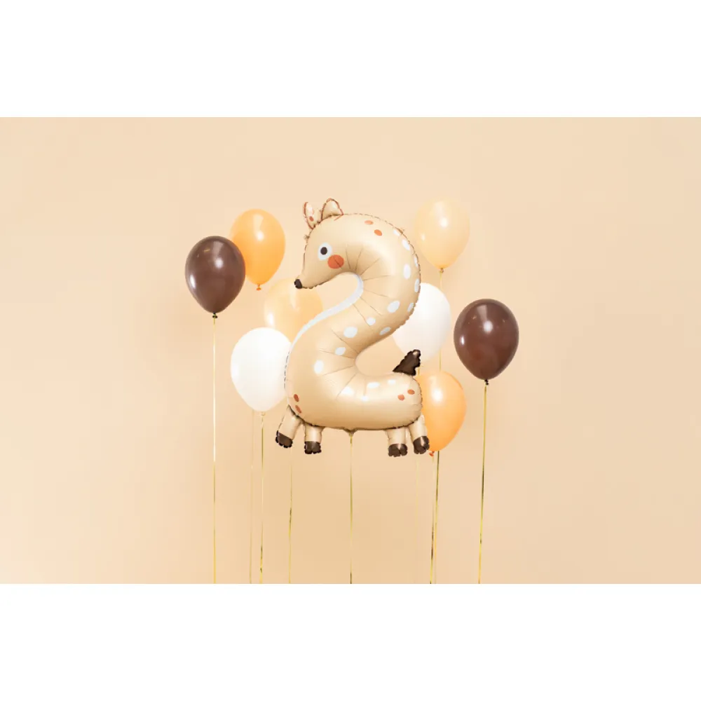 Balon Folie Cifra 2 Caprioara 65x102cm