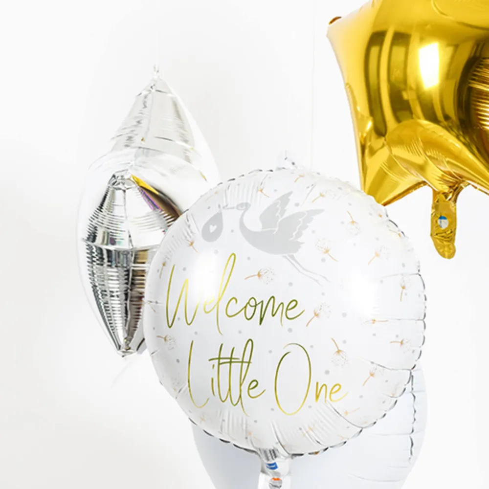 Balon Folie Welcome Little One Barza 45cm