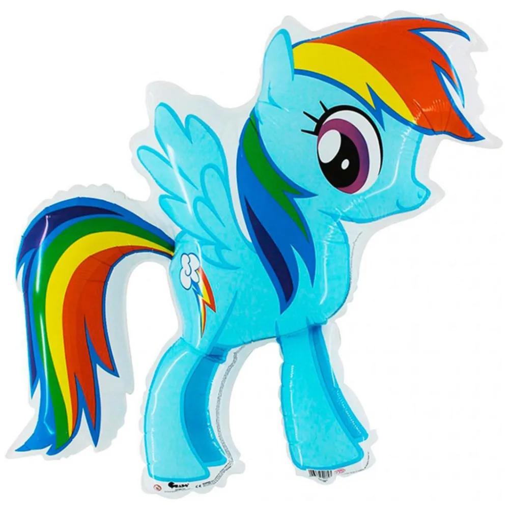 Balon Folie Figurina Rainbow Dash My Little Pony 84cm Grabo