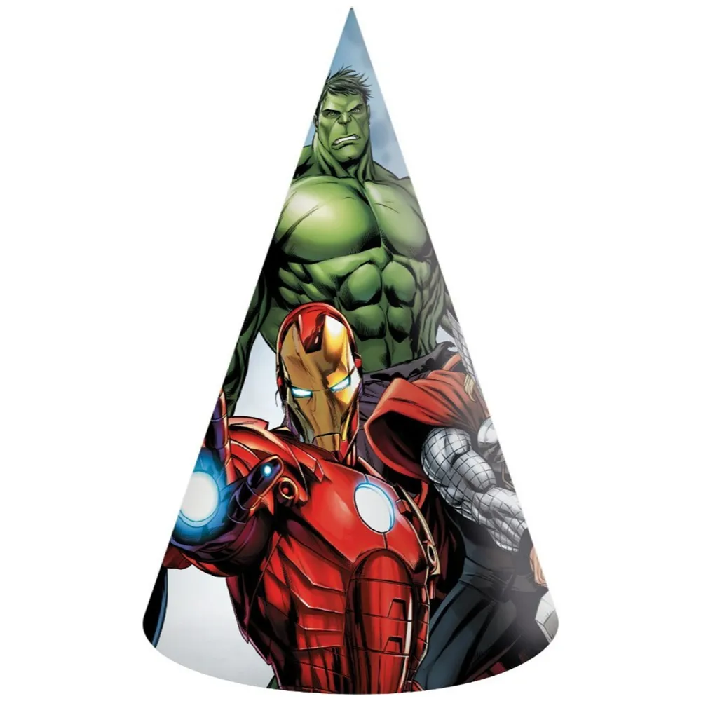 Set 6 Coifuri petrecere Marvel Avengers Infinity Stones