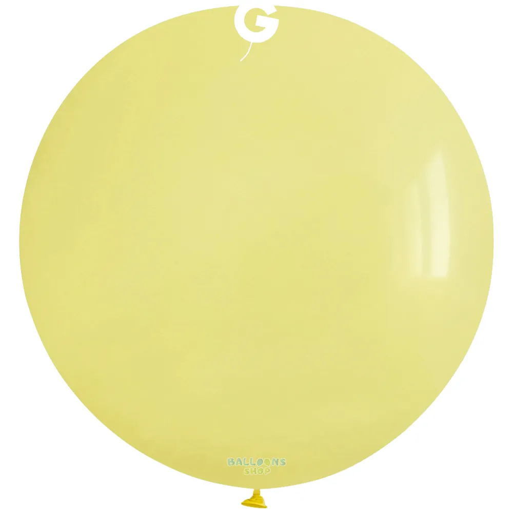 Balon Latex Jumbo 75cm Macaron Baby Yellow G30.43