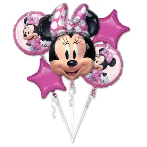 Buchet 5 Baloane Folie Minnie Mouse ANAGRAM 4070601