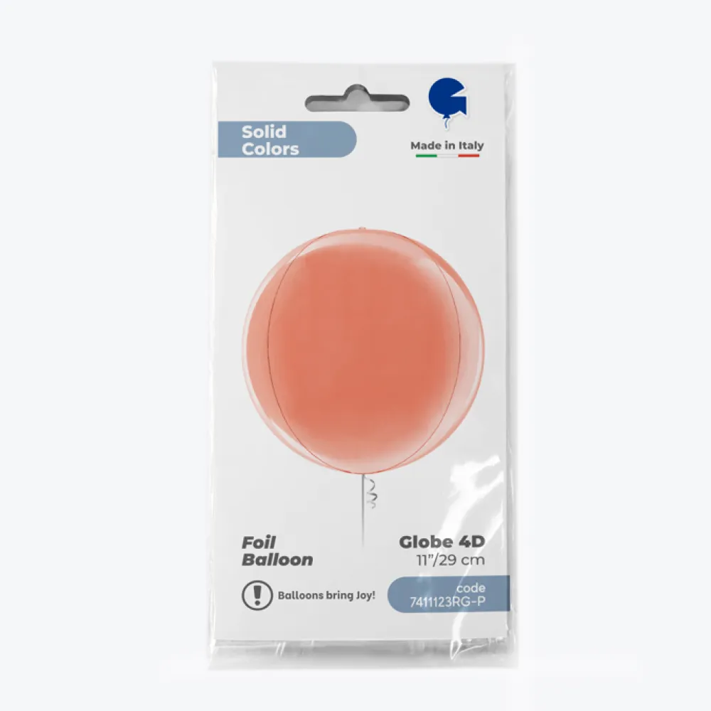 Balon Folie Sfera 4D Rose Gold 29 cm Grabo