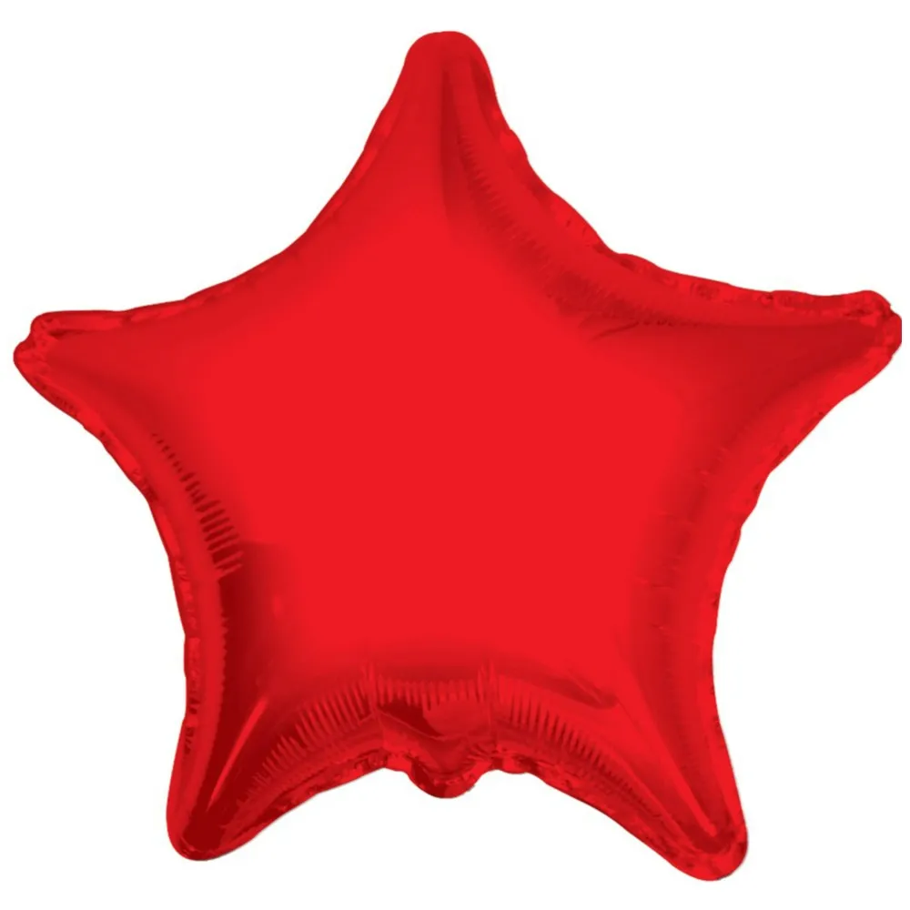 Balon folie 45 cm stea rosie 17570
