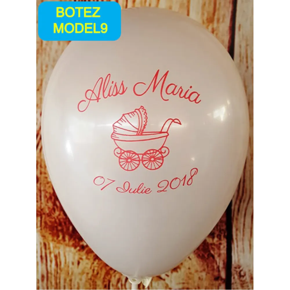 Baloane personalizate botez-BM9