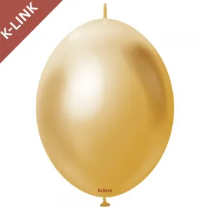 Baloane Latex 30cm K-Link Gold Mirror 5001 31250012