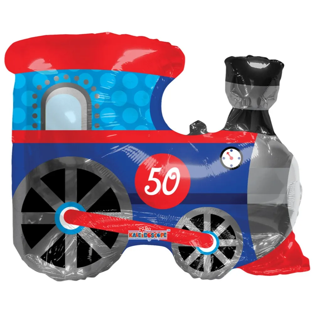Balon Folie Figurina Trenulet Albastru 71cm Conver USA