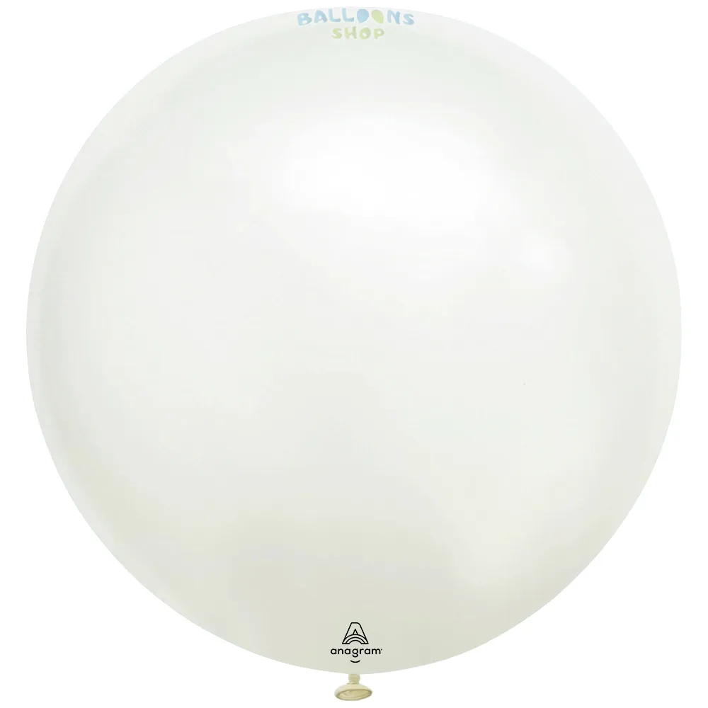 Balon Latex Jumbo 60cm Pearl Frosty White ANAGRAM 4879375