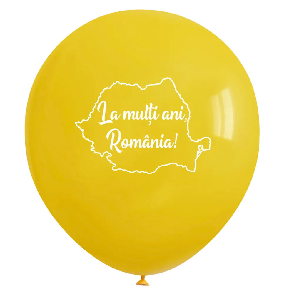 Set 50 Baloane Tricolor La multi ani Romania